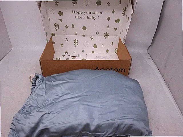 Aeptom Bamboo Duvet Cover Set Slate Blue Full/Queen