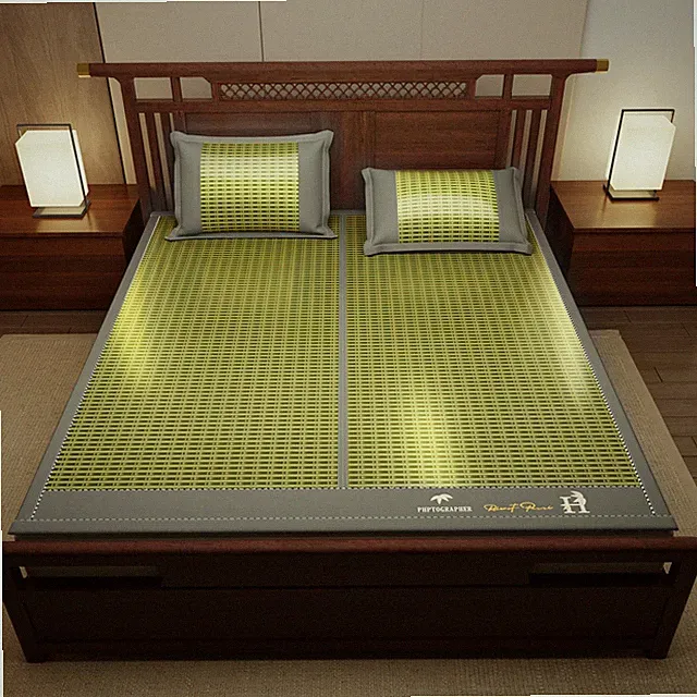 Bamboo Mat 2026 Summer Sleeping Mat Cooling Bed Mat Folding Multi Size 凉席 光滑竹席