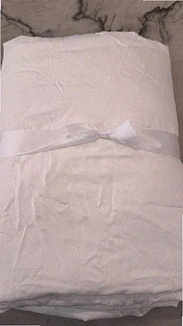 Cozy Earth Duvet Cover KING In White Tie Close Bamboo w/ Canvas Tote Read
