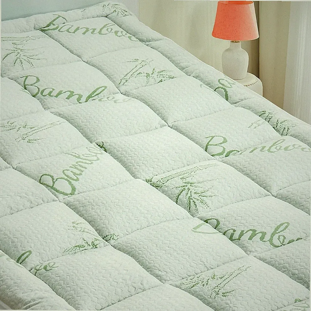 King Mattress Pad Cover, Viscose Made from Bamboo Pillow Top Cooling Mattress To
