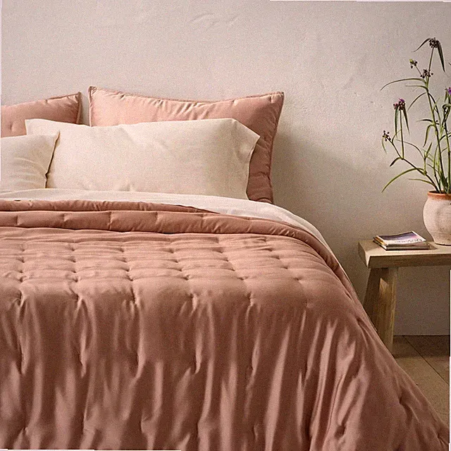 King Rayon from Bamboo Quilt Light Adobe Clay - Casaluna