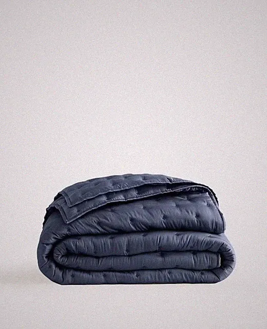 NWT QUINCE ORGANIC BAMBOO DREAM QUILT ONLY FULL QUEEN NIGHTFALL MSRP $ 149.90