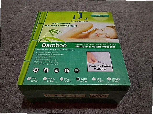 QUEEN Bamboo Mattress Protector Zippered Matress Encasement Waterproof Cooling