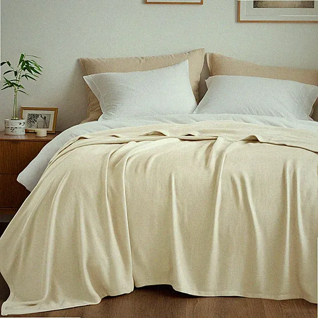 Queen Size Blanket 70% Rayon (Derived from Bamboo) and 30% Cotton Lightweight