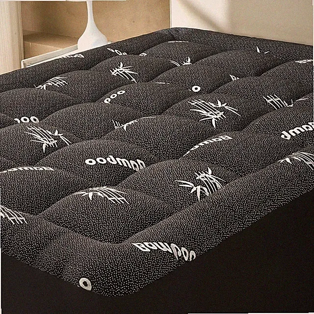 Queen Size Mattress Topper Viscose Derived from Bamboo, Soft Thick Pillow Top