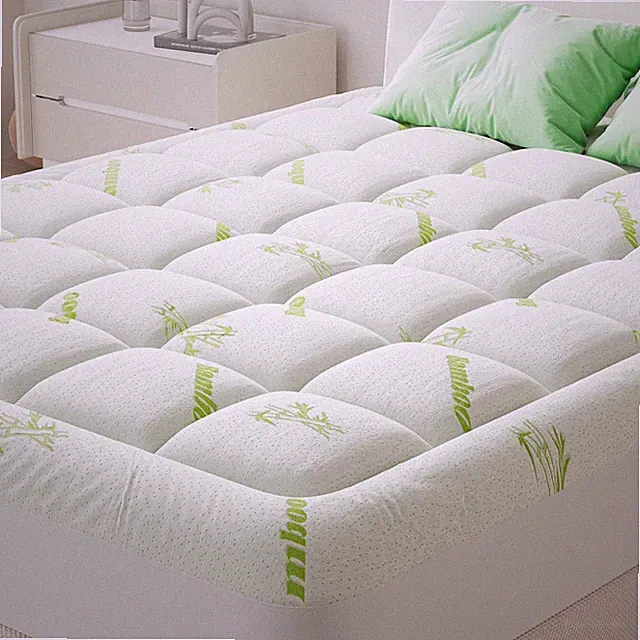 Queen Size Ultra Soft Mattress Topper, Viscose Derived from Bamboo, Pillow Top