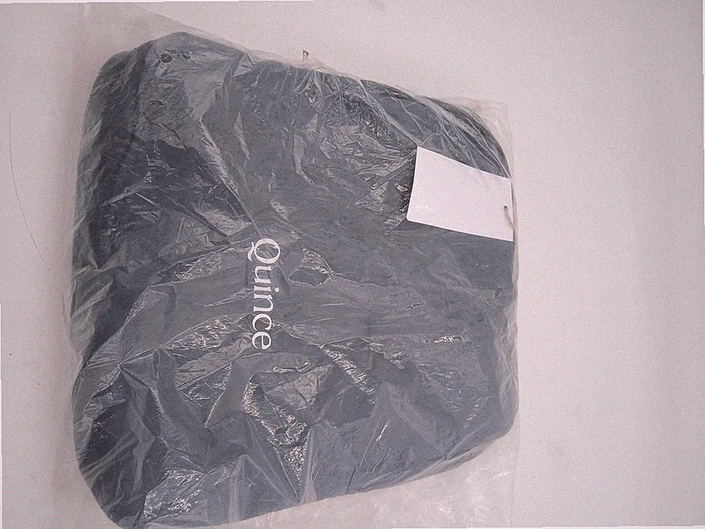 Quince Bamboo Duvet Cover Set Full/Queen Nightfall Blue Modern Bedding